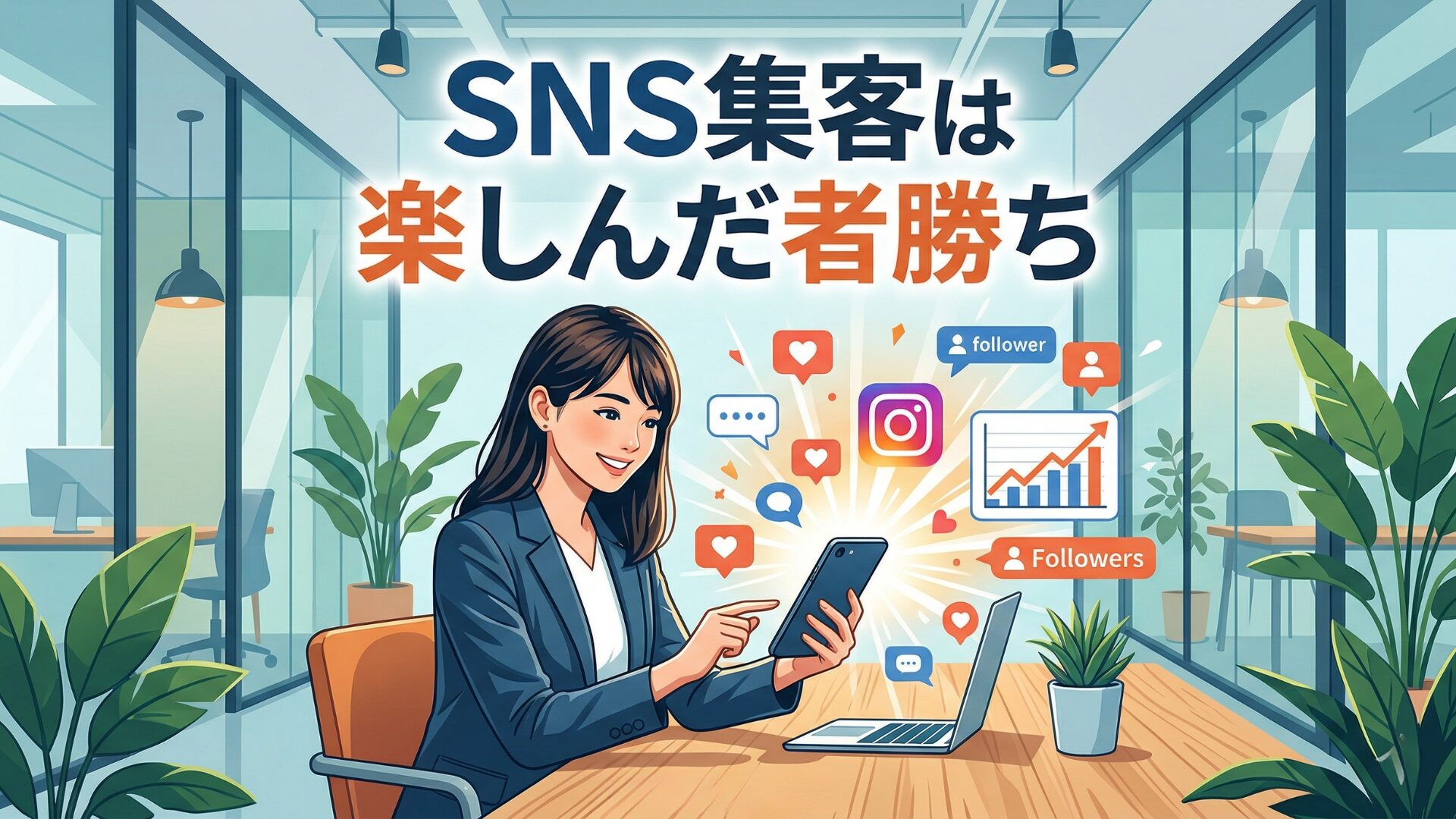 SNS集客は楽しんだ者勝ち